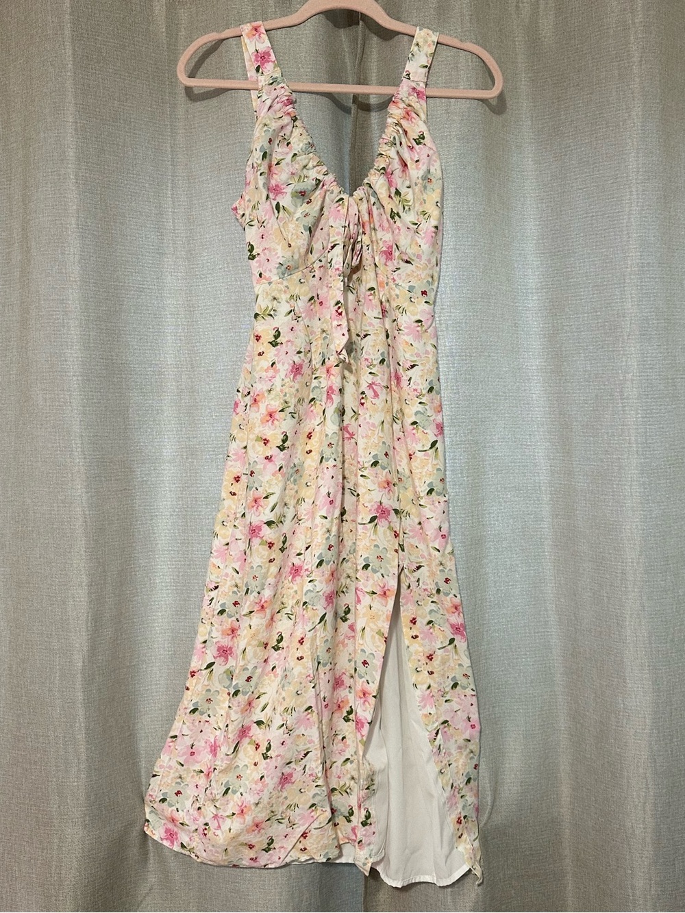 Abercrombie Pastel Floral Midi Dress